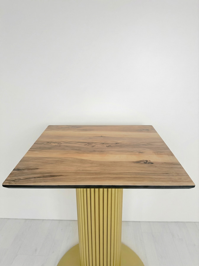 Столешница HPL на основе фанеры влагостойкая - толщина 19 мм (квадратная) Орех Натуральный_16