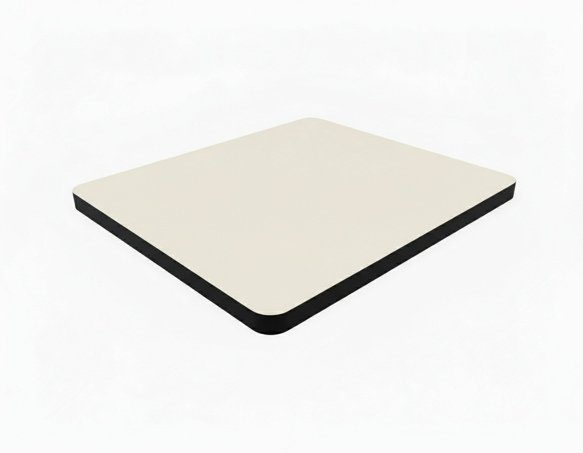 Столешница ВЛАГОСТОЙКАЯ Сlean Touch HPL на основе ФАНЕРЫ 19 мм (Прямоугольная) Кремовый_17