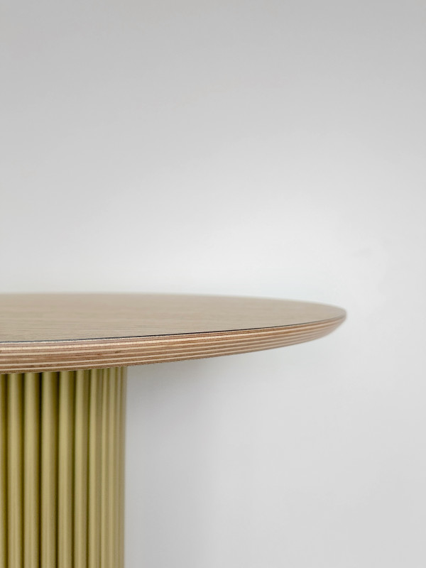 Столешница Фанера, диаметр 600, цвет - Дуб Рустик, натуральный торец