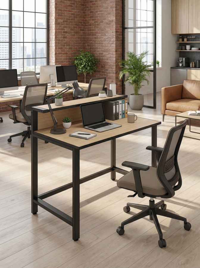 Стол компьютерный VENDI Цвет Сонома_25